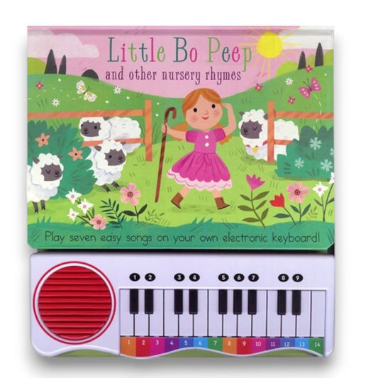 Little Bo Peep Nursery Rhymes Musical Book with Electronic Keyboard for Kids