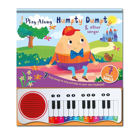 Humpty Dumpty Play Along Musical Book with Electronic Keyboard for Kids