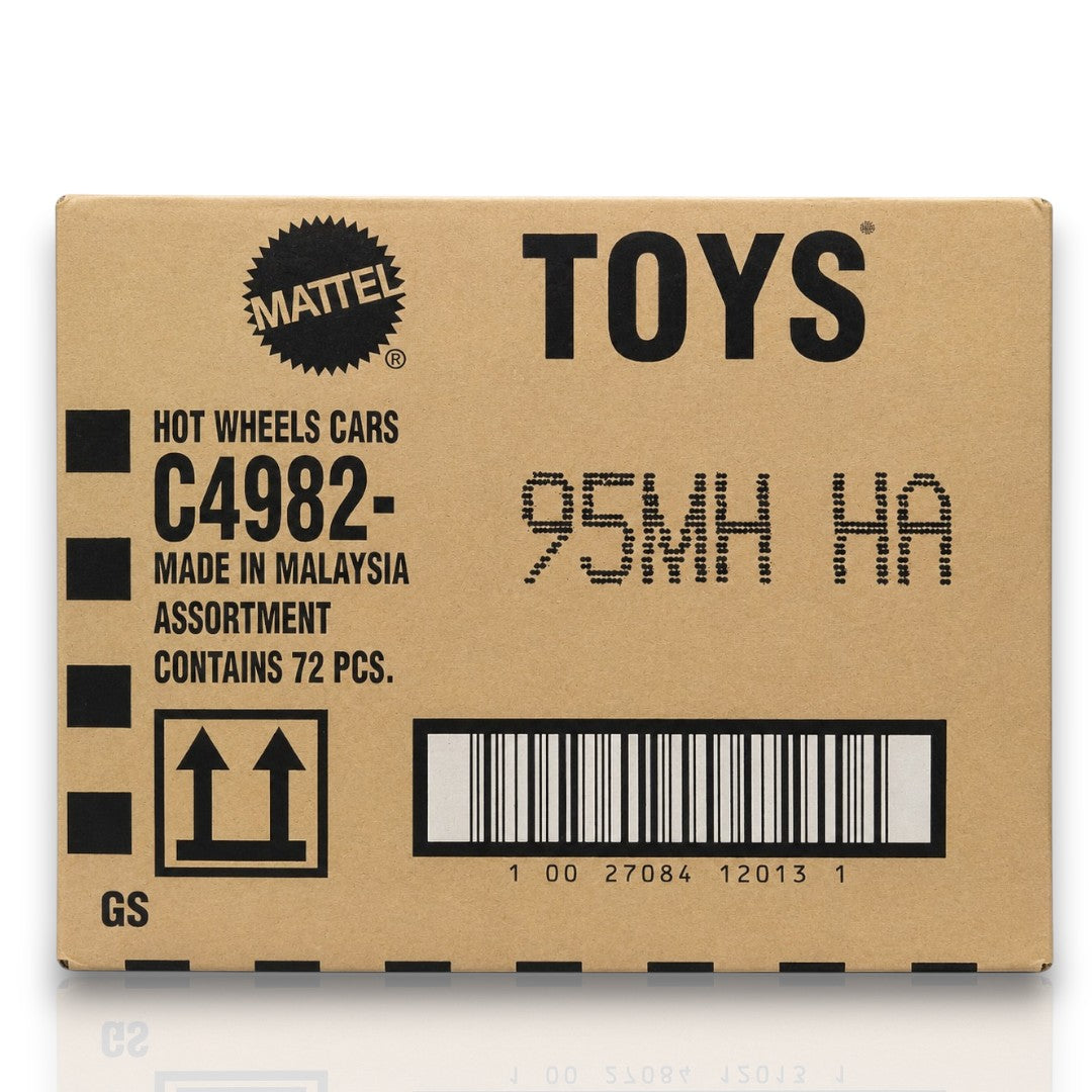 Hot Wheels C4982 -Factory-Sealed  -Case H (95MH HA) – 72 Die-Cast Cars by Mattel