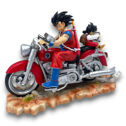 Dragon Ball Son Goku Motorcycle 6 Inch Anime Action Figure | Collectible PVC Display Statue