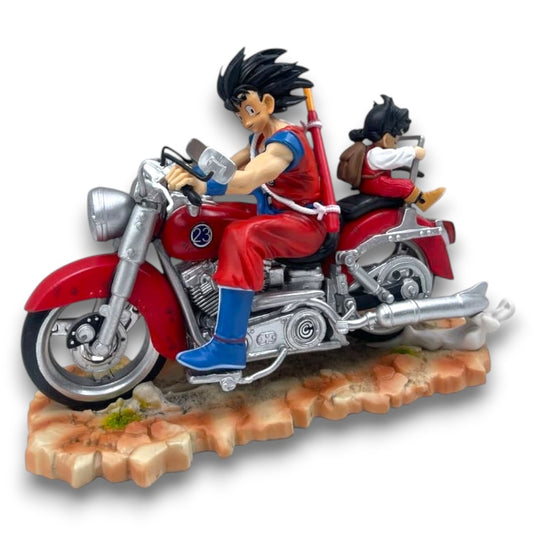 Dragon Ball Son Goku Motorcycle 6 Inch Anime Action Figure | Collectible PVC Display Statue