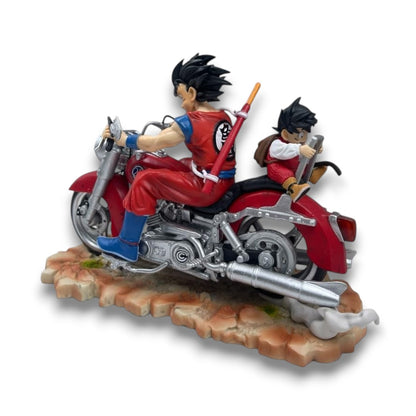 Dragon Ball Son Goku Motorcycle 6 Inch Anime Action Figure | Collectible PVC Display Statue