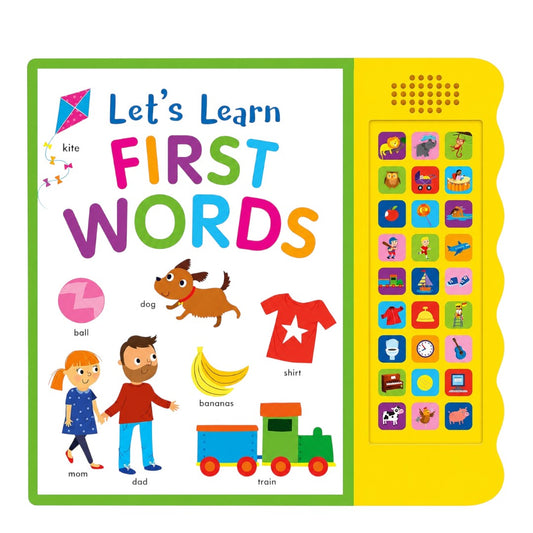 North Parades Let’s Learn First Words Interactive Sound Book for Kids | Early Learning Educational Board Book