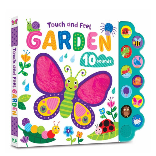 North Parade Touch and Feel Garden Sound Book with 10 Nature Sounds for Kids
