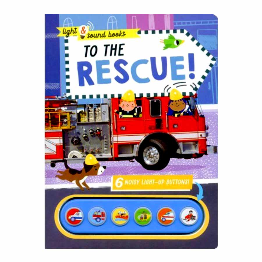 North Parade To The Rescue! Light & Sound Emergency Vehicles Book for Kids