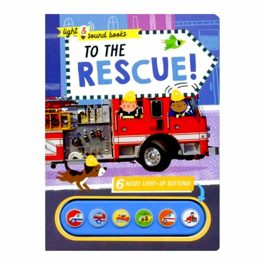 North Parade To The Rescue! Light & Sound Emergency Vehicles Book for Kids