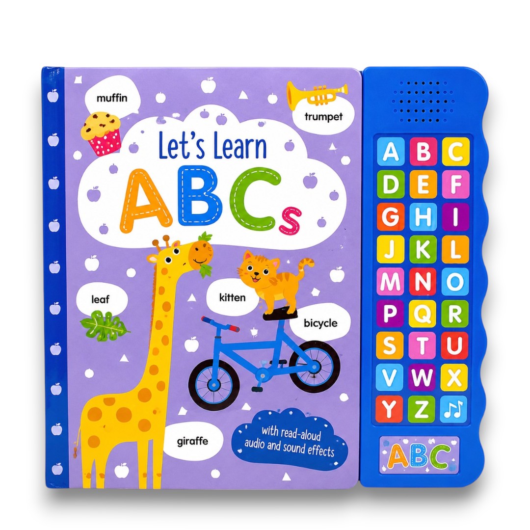 North Parade Let’s Learn ABCs Sound Book for Kids | Interactive Alphabet Learning Book with Read-Aloud Audio & Sound Effects