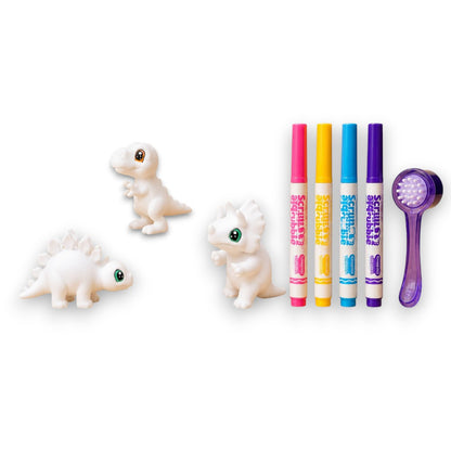 Luxor Crayola Scribble Scrubbie Dinosaur Color & Clean Activity Playset for Kids