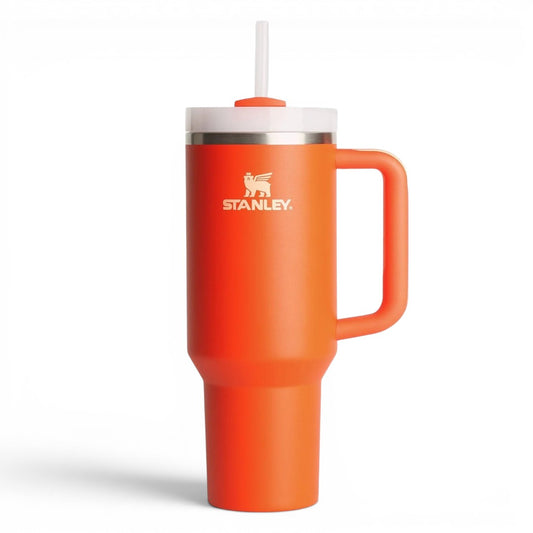 STANLEY Quencher H2.0 FlowState Tumbler 1.18L (40 oz) Orange with Handle & Straw – Vacuum Insulated Stainless Steel Travel Mug