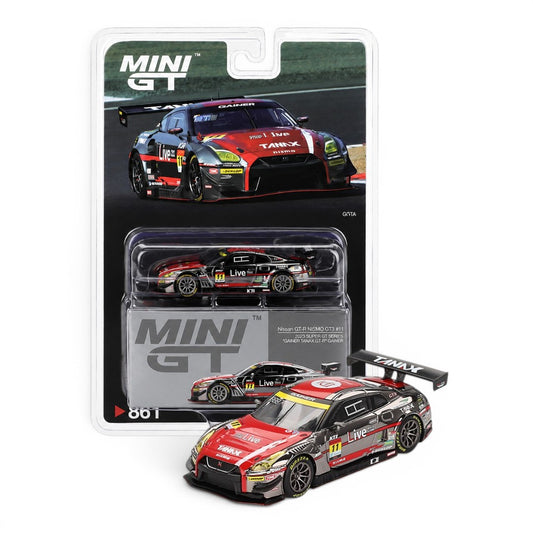 Mini GT 1:64 (Blister Pack) Nissan GT-R NISMO GT3 #11 2023 SUPER GT Series GAINER TANAX GT-R Diecast Model Car