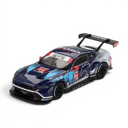 Mini GT 1:64 (Blister Pack) Ford Mustang GT3 #64 2024 IMSA Daytona 24H Ford Multimatic Motorsports Diecast Model Car