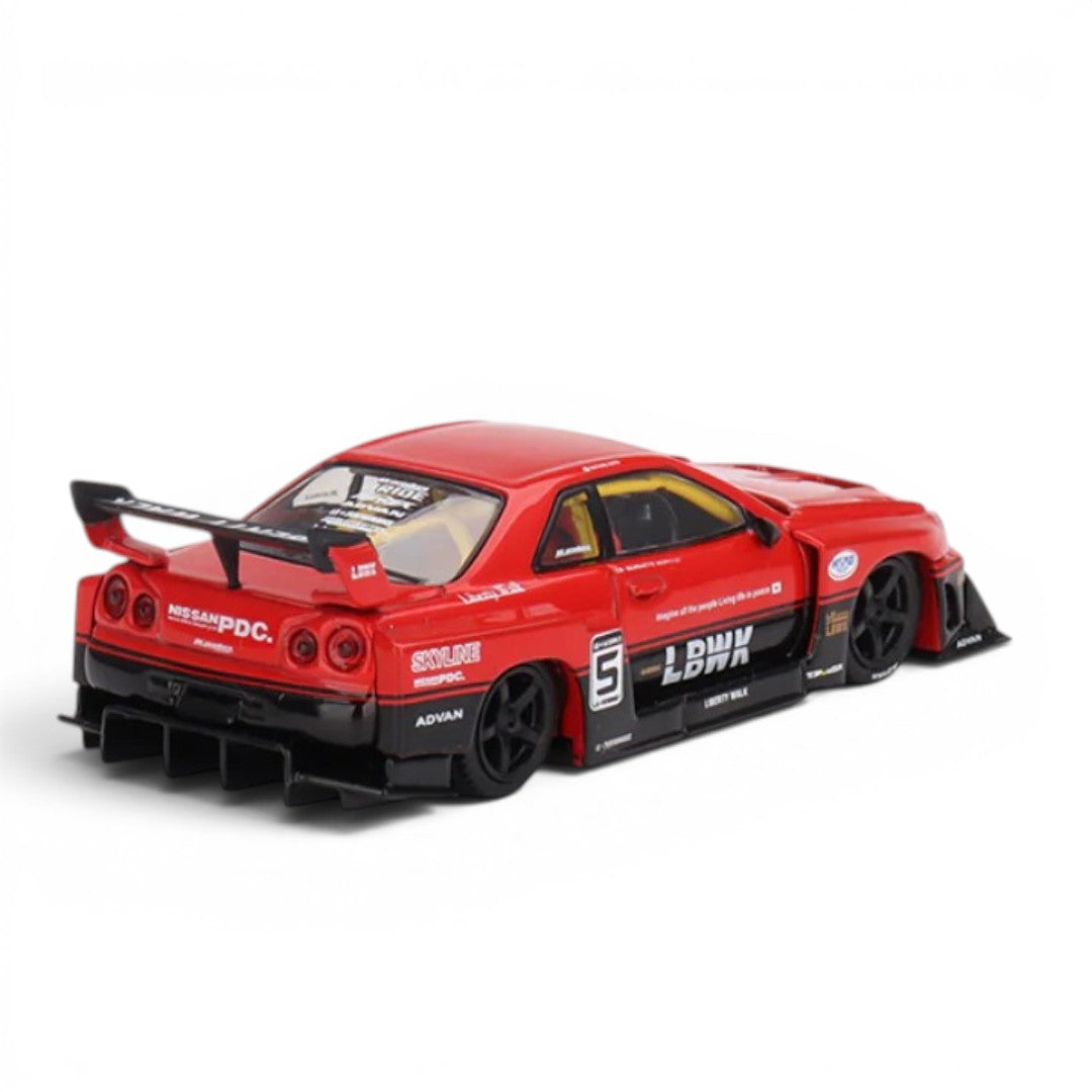 ミニカー MINI GT LB WORKS R-34 Mini GT 1:64 (Blister Pack) Nissan LB-ER34 Super Silhouette
