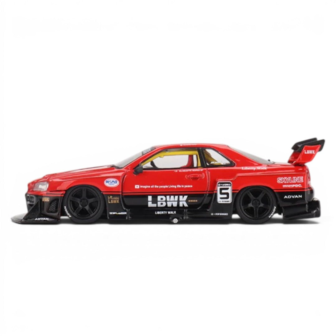 Mini GT 1:64 (Blister Pack) Nissan LB-ER34 Super Silhouette