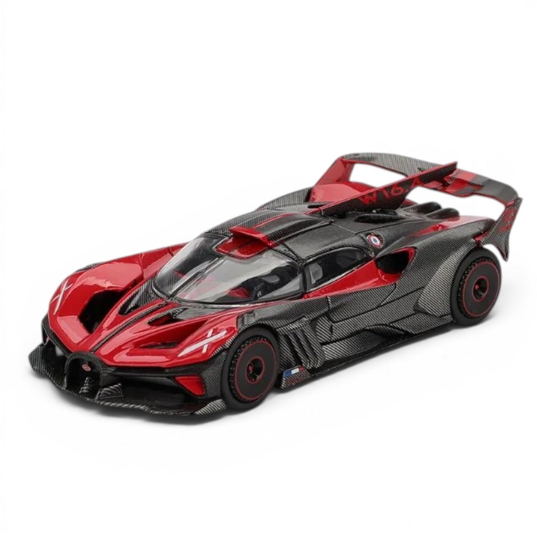 Mini GT 1:64 (Blister Pack) Bugatti Bolide Red Hypercar Diecast Model Car | Collector Edition