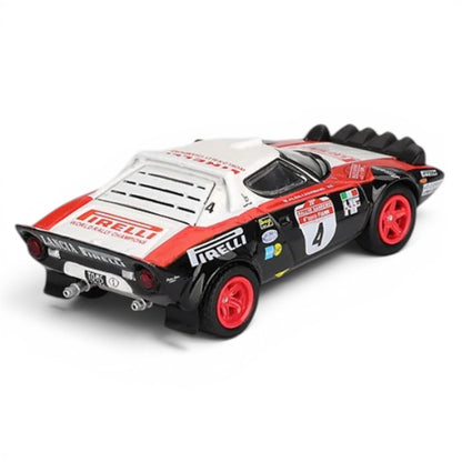 Mini GT 1:64 (Blister Pack) Lancia Stratos HF #4 1978 Rally Sanremo Winner Diecast Model Car | Collector Edition