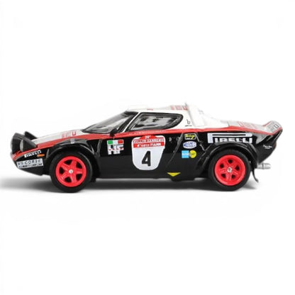Mini GT 1:64 (Blister Pack) Lancia Stratos HF #4 1978 Rally Sanremo Winner Diecast Model Car | Collector Edition