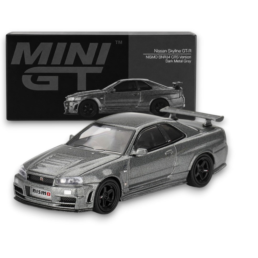 MINI GT 1:64 Nissan Skyline GT-R NISMO BNR34 CRS Version Dark