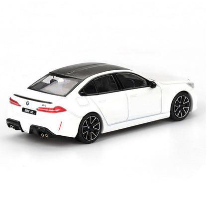 MINI GT 1:64 BMW M5 Alpine White Die-Cast Model Car | Premium Luxury Sports Sedan Collectible