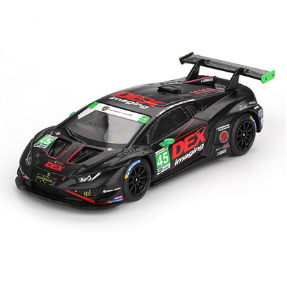 MINI GT 1:64 Lamborghini Huracán GT3 EVO2 #45 DEX Imaging 2024 IMSA Daytona 24H Die-Cast Model Car