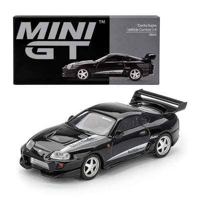 Mini GT 1:64 Toyota Supra VeilSide Combat V-II Black Diecast Model Car