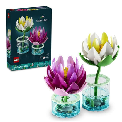 LEGO 11511 Botanicals Water Lilies Building Set | 259 Pieces | Decorative Floral Display for Home & Office