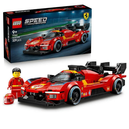LEGO 77261 Speed Champions Ferrari 499P Hypercar Building Set | 329 Pieces | Collectible Racing Car Model