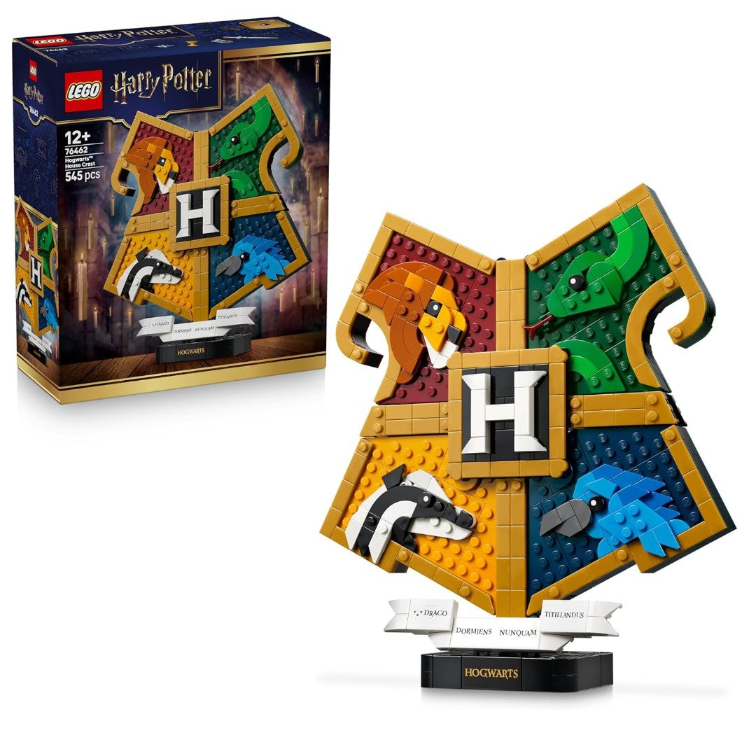 LEGO 76462 Harry Potter Hogwarts House Crest Building Set | 545 Pieces | Collectible Hogwarts Display Model