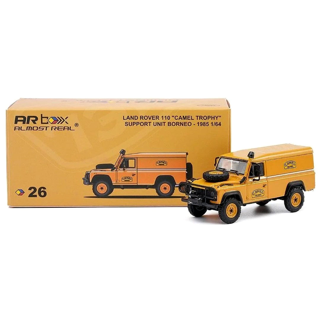 Almost Real 1:64 Land Rover 110 "Camel Trophy" Support Unit Borneo 1985 Diecast Model Car | Limited Edition #26