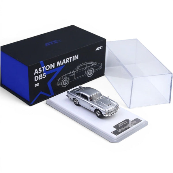 ATS 1:64 Aston Martin DB5 Diecast Model Car | Premium Classic British Sports Car Collectible