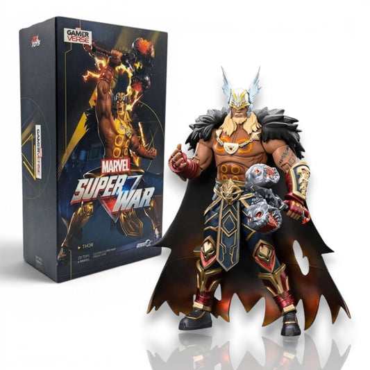ZD Toys Marvel Super War Thor | GamerVerse | 1:10 Scale Action Figure | Collectible Action Figure