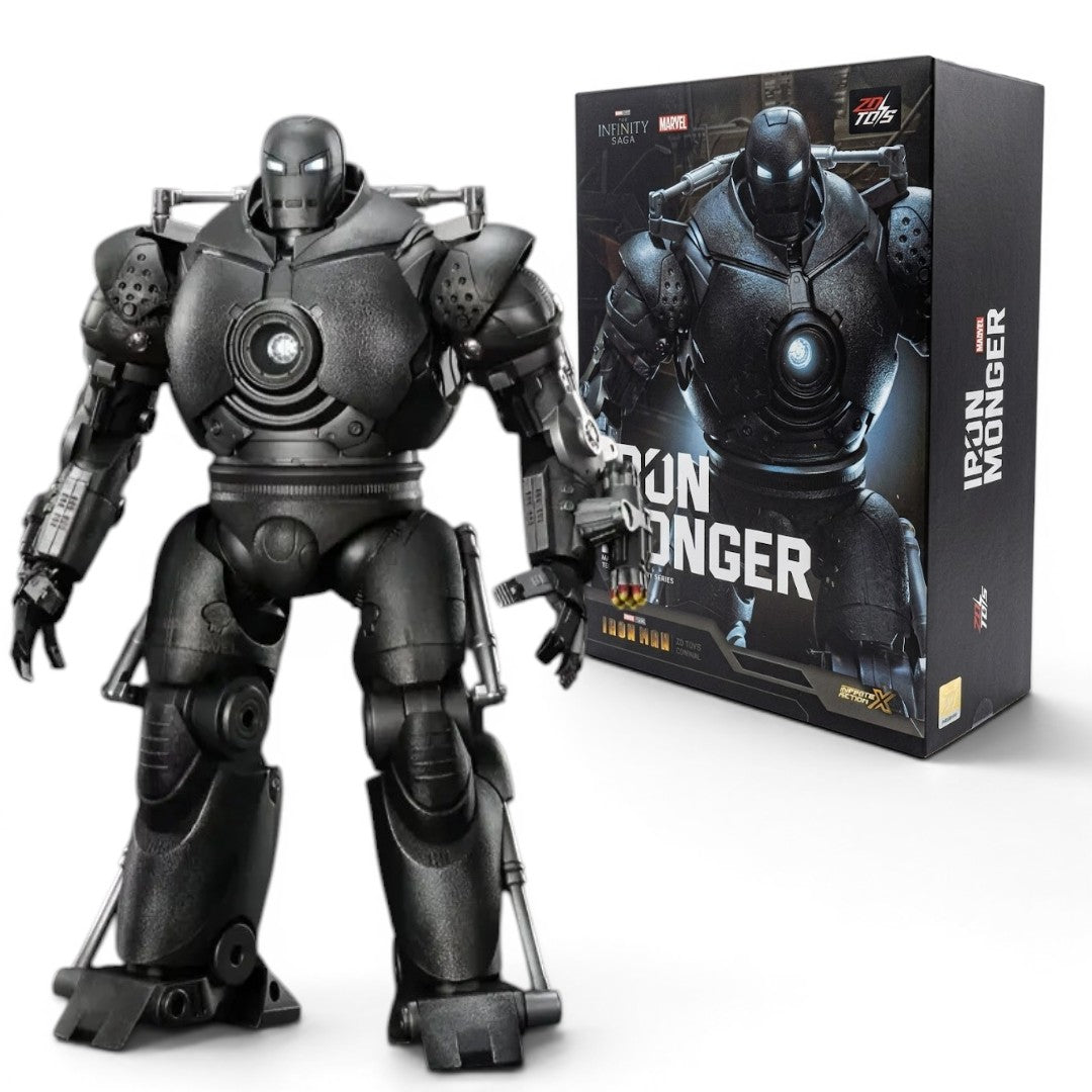 ZD Toys Marvel Studios Iron Monger | 1:10 Scale 7 Inche Highly Articulated Action Figure