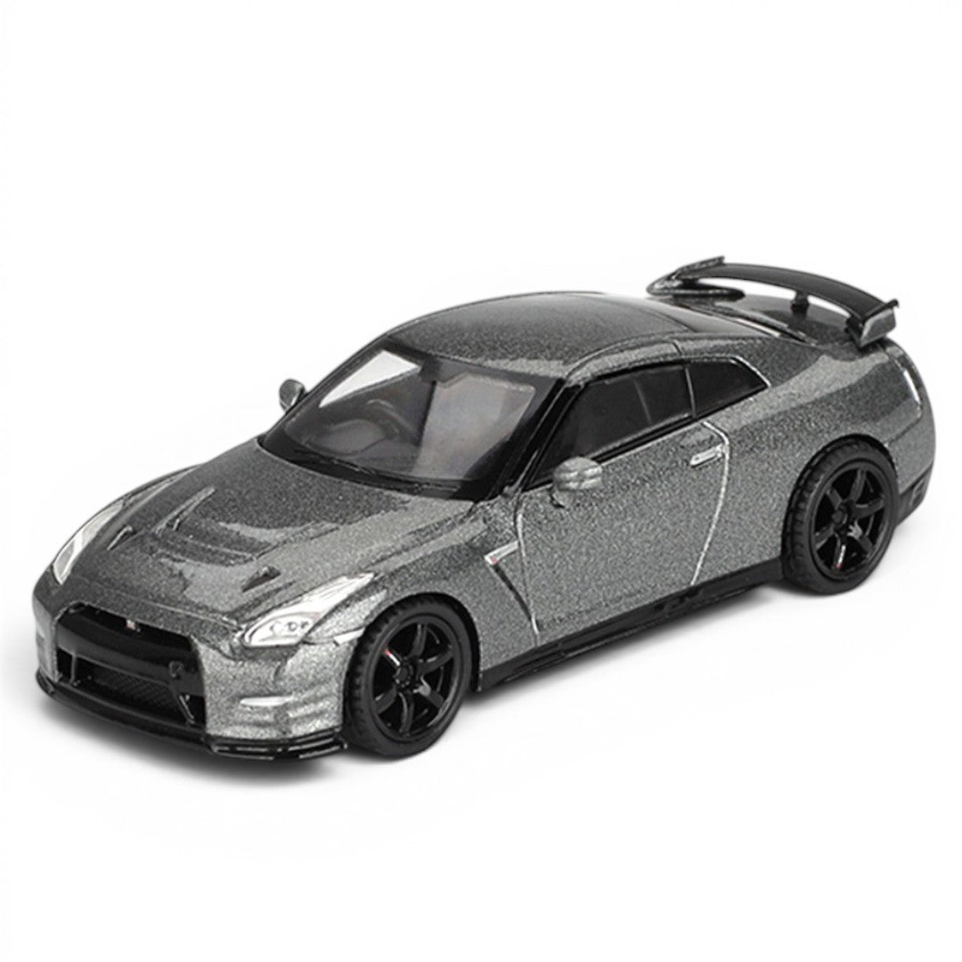 MINI GT 1:64 (Blister Pack) Nissan GT-R NISMO R35 CRS Version Dark Metal Gray #1089 | Official Licensed Diecast Model Car | BGX