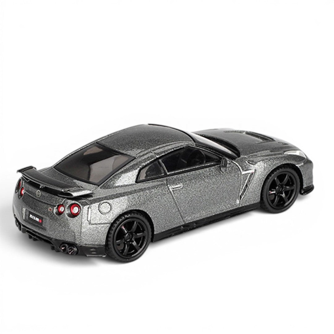 MINI GT 1:64 (Blister Pack) Nissan GT-R NISMO R35 CRS Version Dark Metal Gray #1089 | Official Licensed Diecast Model Car | BGX