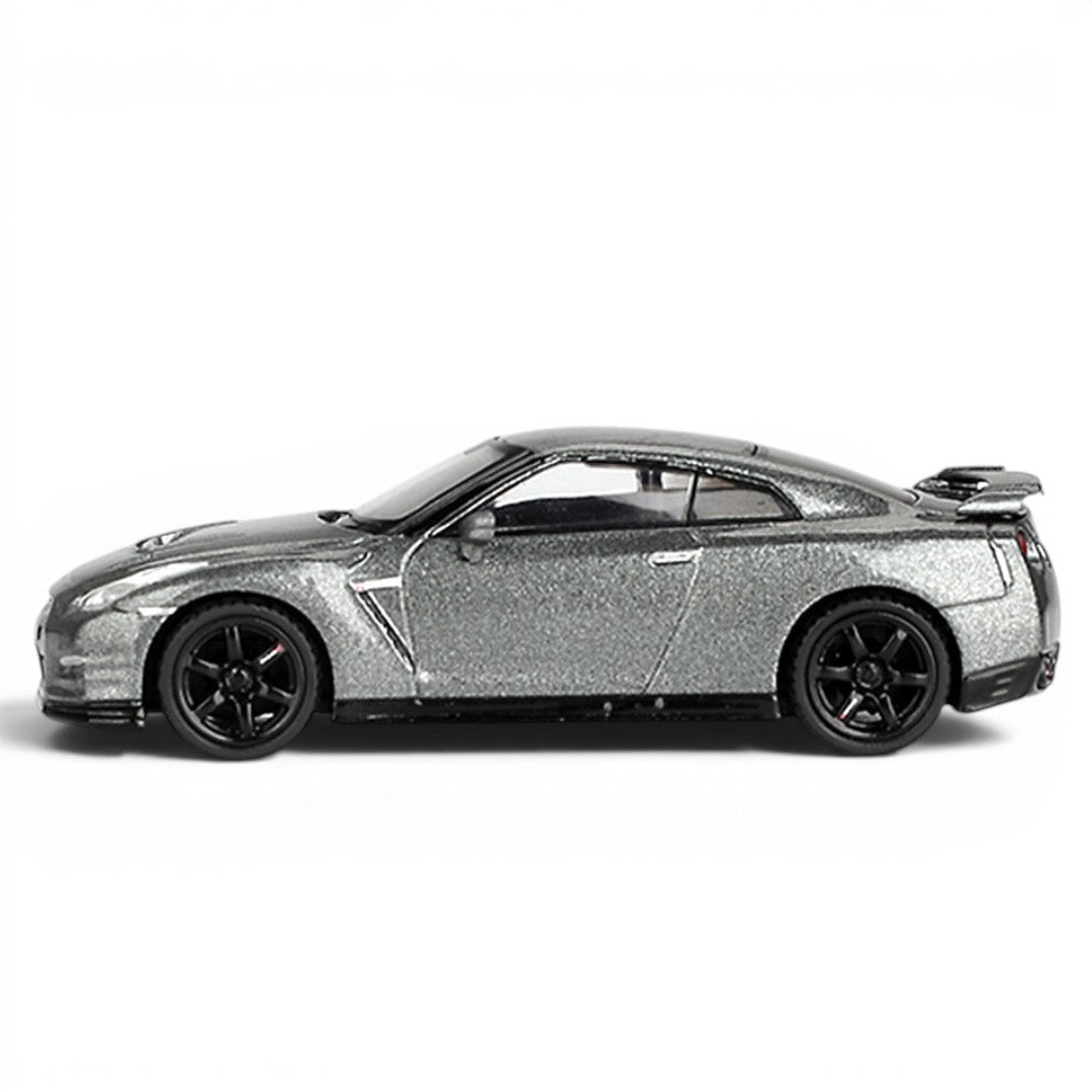 MINI GT 1:64 (Blister Pack) Nissan GT-R NISMO R35 CRS Version Dark Metal Gray #1089 | Official Licensed Diecast Model Car | BGX