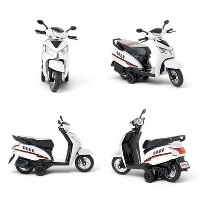 Centy Die-Cast Pull Back Scooter Toy for Kids | Mini Friction Powered Scooter Model | Assorted Colours | 3+ Years | BGX