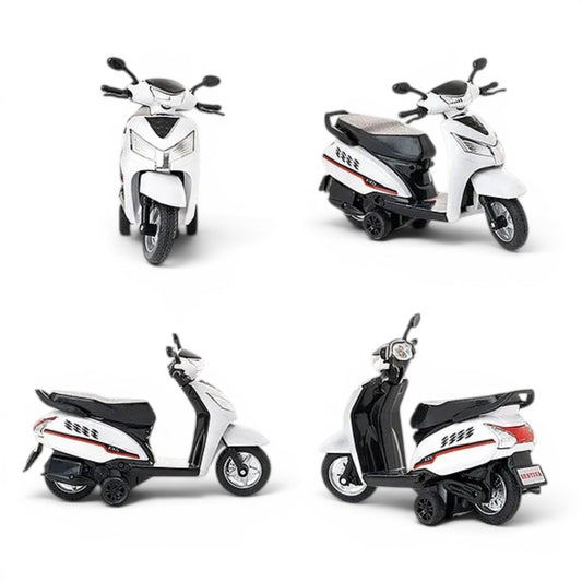 Centy Die-Cast Pull Back Scooter Toy for Kids | Mini Friction Powered Scooter Model | Assorted Colours | 3+ Years | BGX