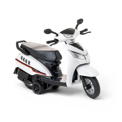 Centy Die-Cast Pull Back Scooter Toy for Kids | Mini Friction Powered Scooter Model | Assorted Colours | 3+ Years | BGX