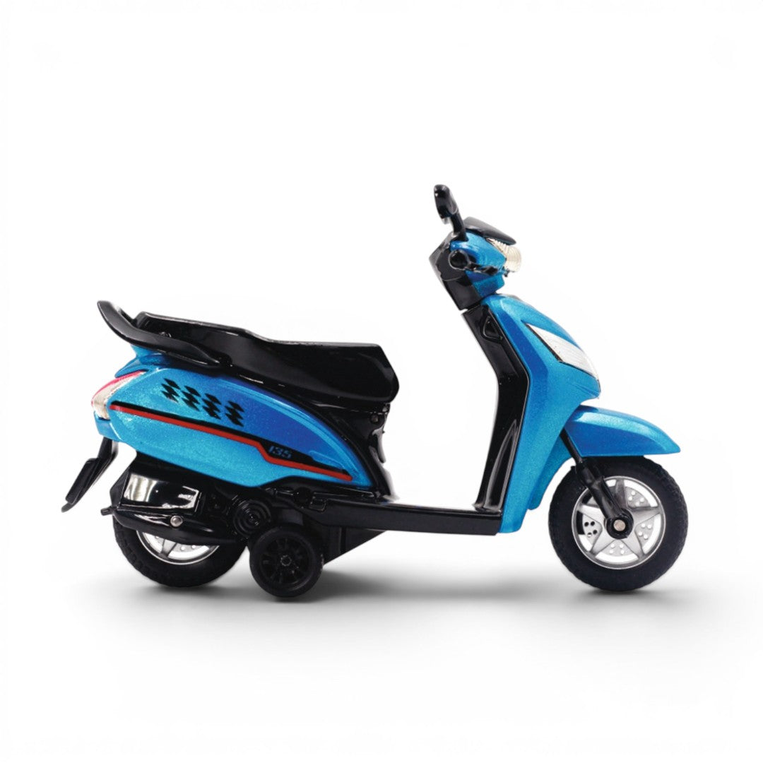 Centy Die-Cast Pull Back Scooter Toy for Kids | Mini Friction Powered Scooter Model | Assorted Colours | 3+ Years | BGX