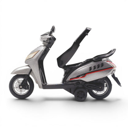 Centy Die-Cast Pull Back Scooter Toy for Kids | Mini Friction Powered Scooter Model | Assorted Colours | 3+ Years | BGX