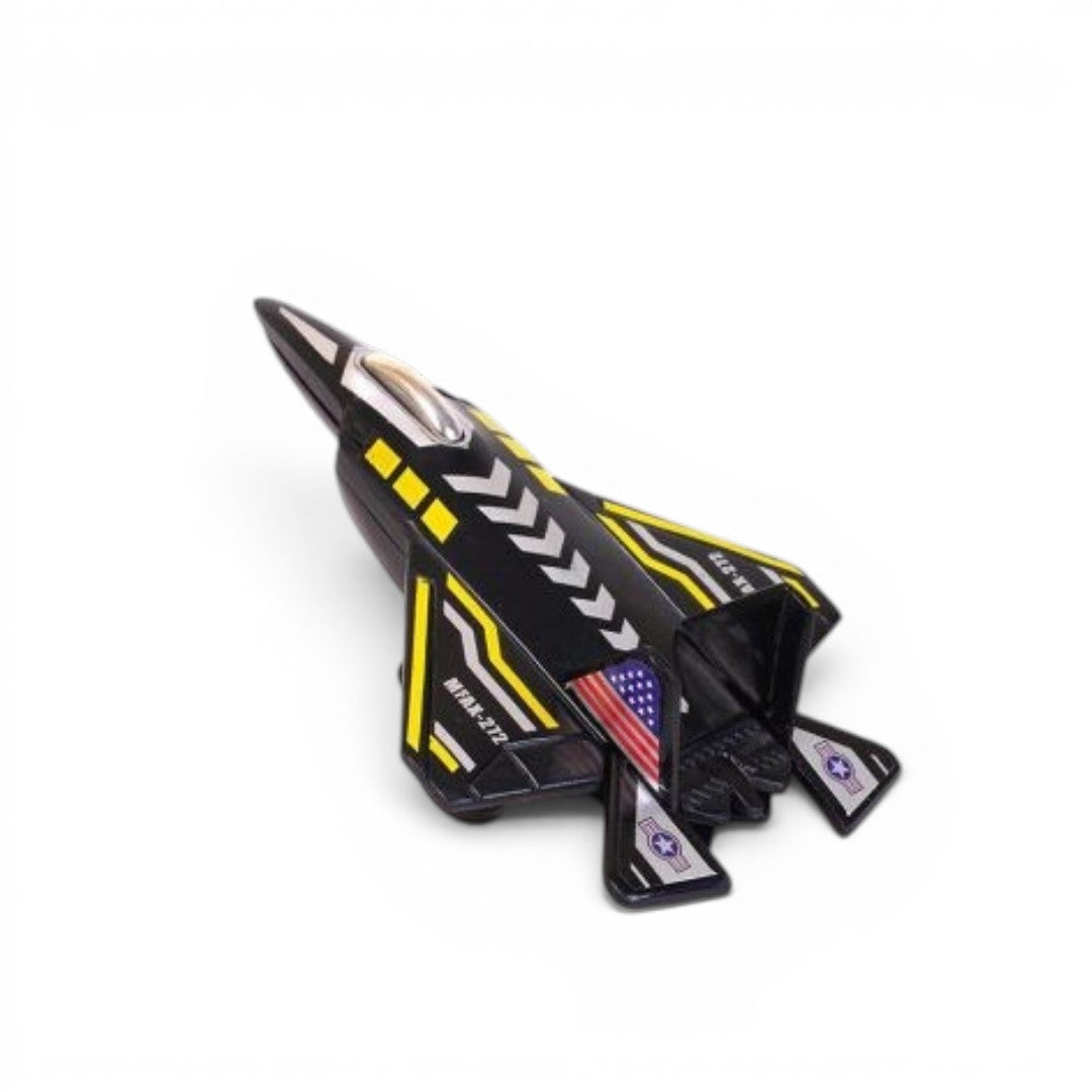 Centy Fly High Raptor Pull Back Action Fighter Jet Toy Airplane | Die-Cast Aircraft Model for Kids | 3+ Years | BGX