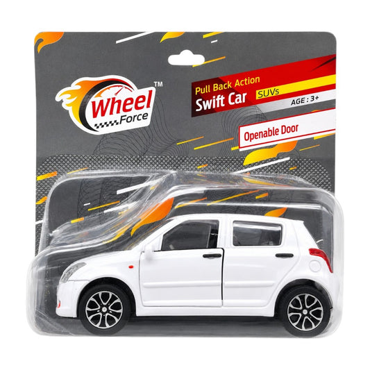 CENTY Swift Pull Back Toy Car  | Openable Doors | Diecast Mini Hatchback Toy Car for Kids 3+ | BGX