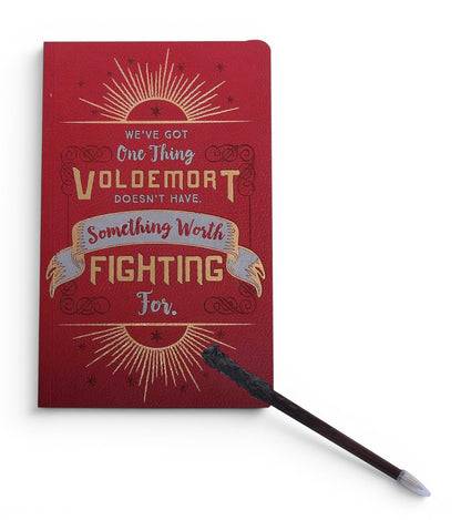 Wizarding World Harry Potter Hardcover Ruled Journal & Collectible Wand Pen Gift Set | Premium Notebook with 192 Ruled Pages