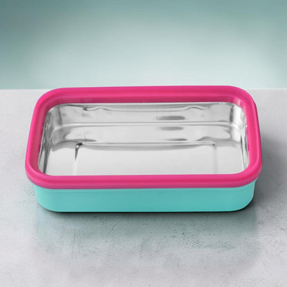 Mermaid Kids Lunch Box 500ml | BPA-Free Leak-Resistant Food Storage Box for School, Picnic & Travel