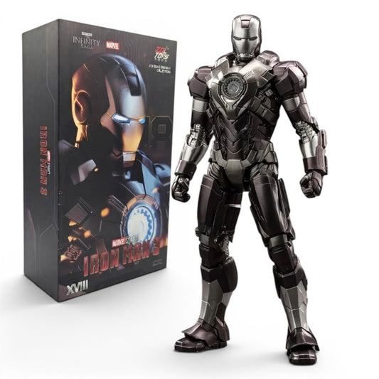 ZD Toys 1:10 Scale Iron Man Mark XVIII 18 (Casanova) Action Figure | Marvel Studios Iron Man 3| 7 Inch Collectible with Premium Articulation