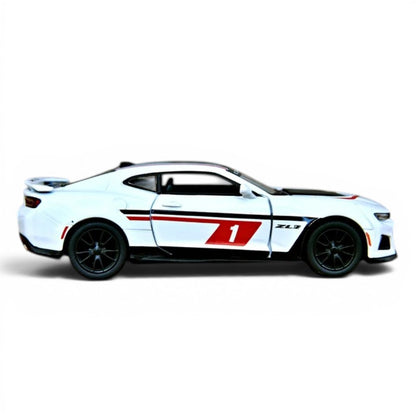 Kinsmart 1:38 Scale Chevrolet Camaro ZL1 Livery Edition Die-Cast Metal Model Car | Pull Back Action | Opening Doors | Collectible Toy Car