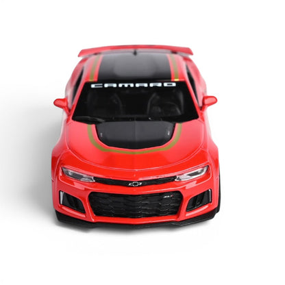 Kinsmart 1:38 Scale Chevrolet Camaro ZL1 Livery Edition Die-Cast Metal Model Car | Pull Back Action | Opening Doors | Collectible Car