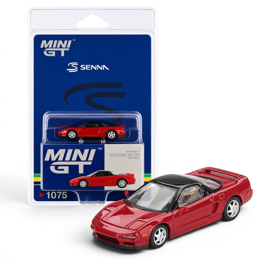 MINI GT 1:64 (Blister Pack)  Honda NSX Prototype Midship Sports 1989 Ayrton Senna Diecast Model Car | MGT01075 | Blister Pack