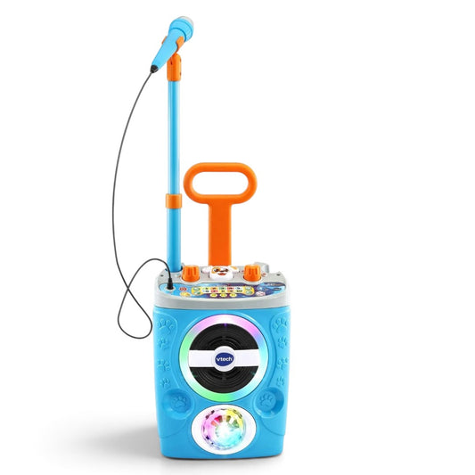 VTech Kidi SuperStar Jr. Karaoke Machine with Bluetooth® | Kids Portable Karaoke Speaker, Wired Microphone, LED Lights & Built-in Songs | Ages 3+