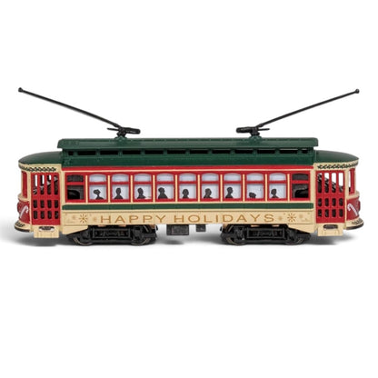 Bachmann Brill Christmas Trolley | Happy Holidays N Scale Electric Streetcar