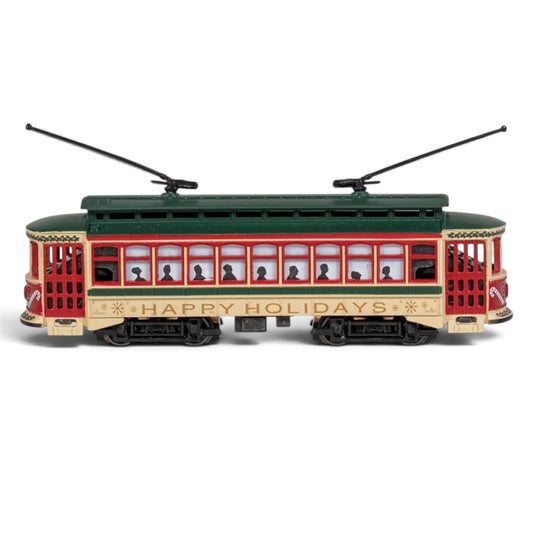 Bachmann Brill Christmas Trolley | Happy Holidays N Scale Electric Streetcar